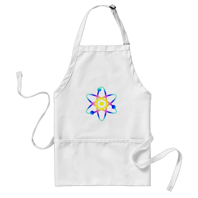 science atom adult apron (Front)
