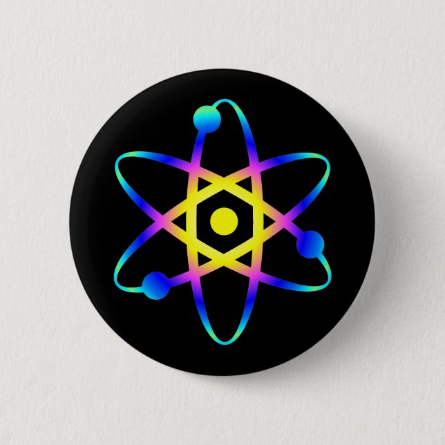 science atom button (Front)