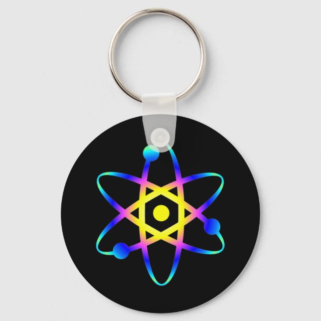 science atom keychain (Front)
