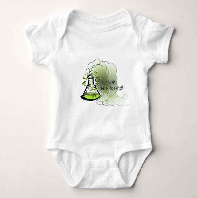 Science Baby! Baby Bodysuit (Front)