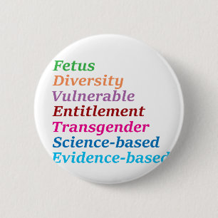 Science based and other banned words button