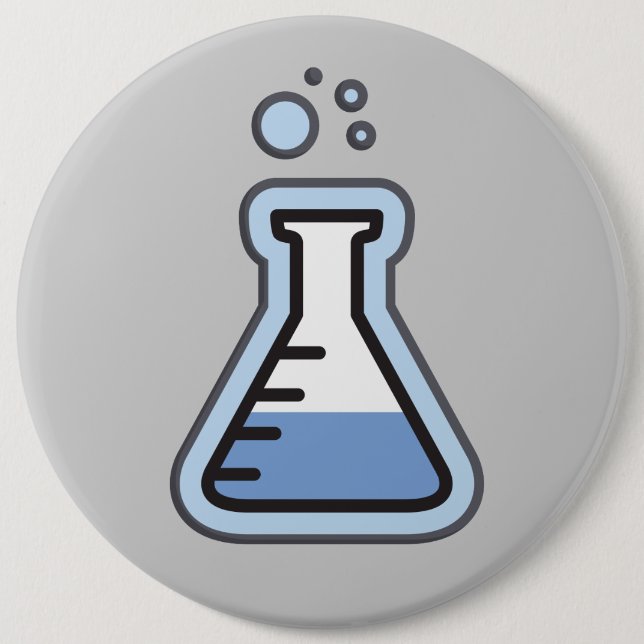 Science Beaker Button (Front)