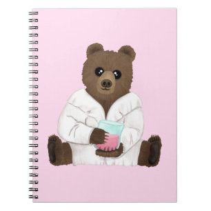 Science Bear Spiral Photo Notebook