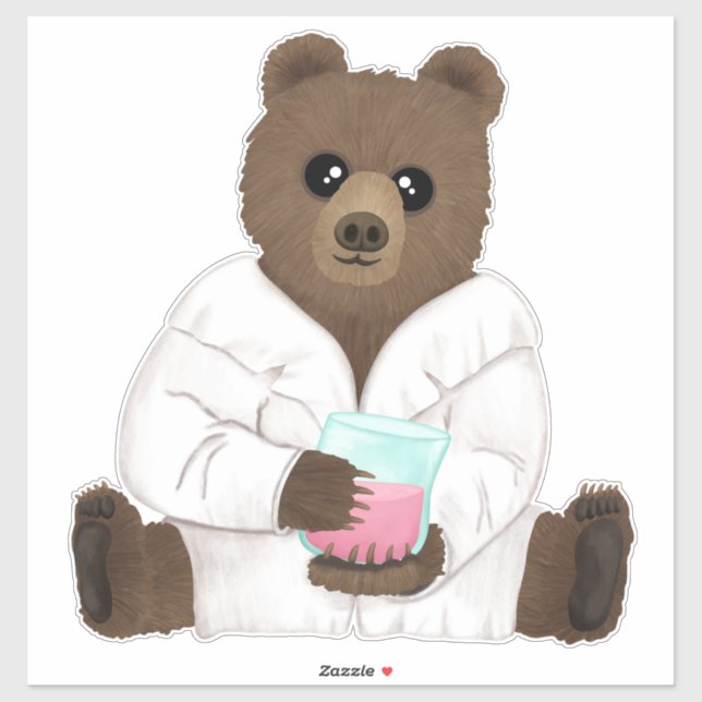 Science Bear Sticker (Sheet)