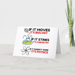 Science BIOLOGY CHEMISTRY PHYSICS Holiday Card