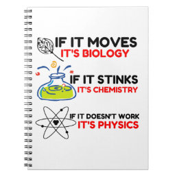Science BIOLOGY CHEMISTRY PHYSICS Notebook