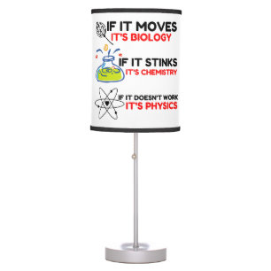 Science BIOLOGY CHEMISTRY PHYSICS Table Lamp