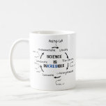 Science Biology Kreb's Cycle Funny Teacher Coffee Mug<br><div class="desc">Science themed mug with an illustration of the Kreb's cycle,  an important step in cellular respiration. Text reads "Science is InKREBible." Great for science teachers and biology lovers.</div>
