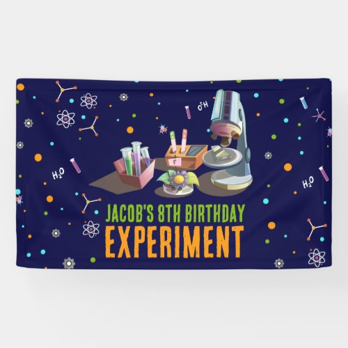 Science Birthday Banner