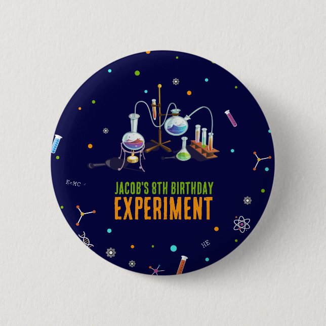 Science Birthday Button (Front)