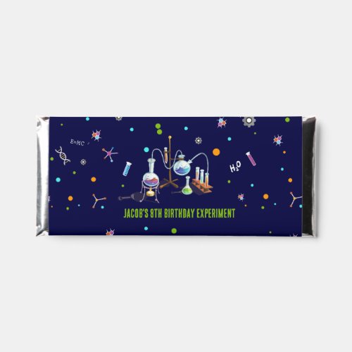 Science Birthday Hershey Bar Favors