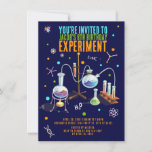 Science Birthday Invitations<br><div class="desc">Get ready for a scientific celebration with our Chemistry Set Kids Birthday Invitation! This science-themed invitation features neon-colored accents,  perfect for young aspiring scientists. Invite your guests to join in the fun and excitement of an unforgettable chemistry party. Let the experiments and discoveries begin!</div>