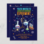 Science Birthday Invitations<br><div class="desc">Get ready for a scientific celebration with our Chemistry Set Kids Birthday Invitation! This science-themed invitation features neon-colored accents,  perfect for young aspiring scientists. Invite your guests to join in the fun and excitement of an unforgettable chemistry party. Let the experiments and discoveries begin!</div>