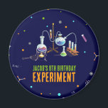 Science Birthday Magnet<br><div class="desc">Elevate the science-themed party atmosphere with our Chemistry Set Kids Birthday magnet! These vibrant magnets feature a captivating design of a chemistry set with neon-colored accents,  perfectly complementing your science-themed celebration. Add a touch of scientific charm to your party with these delightful magnets!</div>