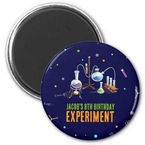 Science Birthday Magnet