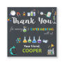 Science Birthday Party Boy Thank You Favor Tags