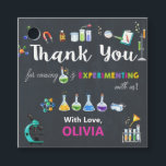 Science Birthday Party Girl Thank You Favor Tags<br><div class="desc">Personalize this awesome science party thank you tags with your details easily and quickly,  simply press the customize it button to further re-arrange and format the style and placement of the text.  Great for ANY AGE!  Matching items available in store.</div>