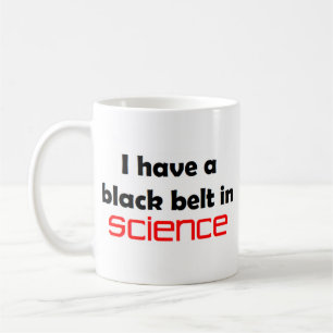 Science black belt coffee mug