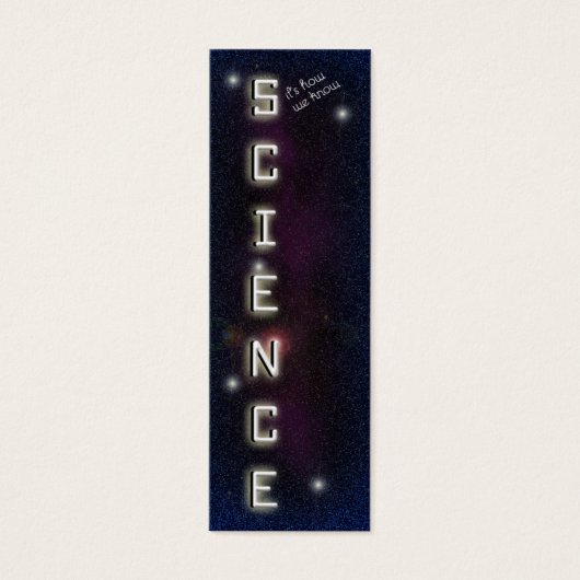 Science Bookmark (Front)