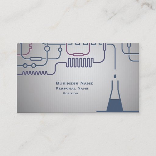 Customizable Science Business Business Card
