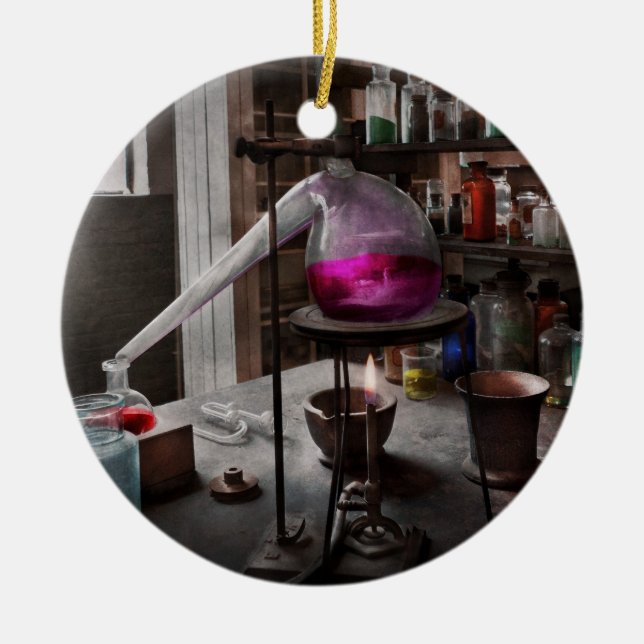 Science - Chemist - Chemistry for Medicine  Ceramic Ornament (Front)