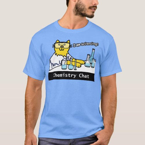 Science Chemistry Cat Funny Chat T_Shirt