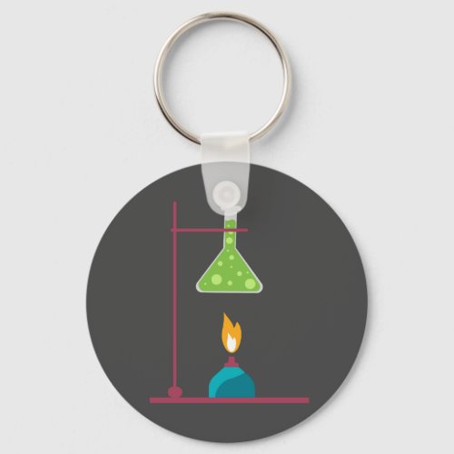 Science chemistry cute science equipment keychain