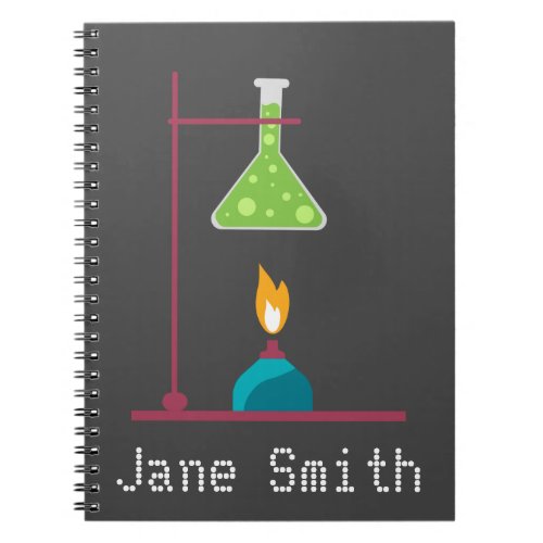 Science chemistry cute science equipment notebook