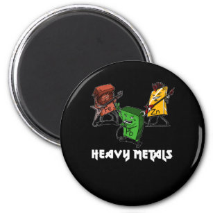 Science Chemistry Heavy Metals Nerd Geek Magnet