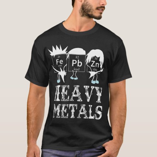 Science Chemistry Heavy Metals Periodic Table T_Shirt