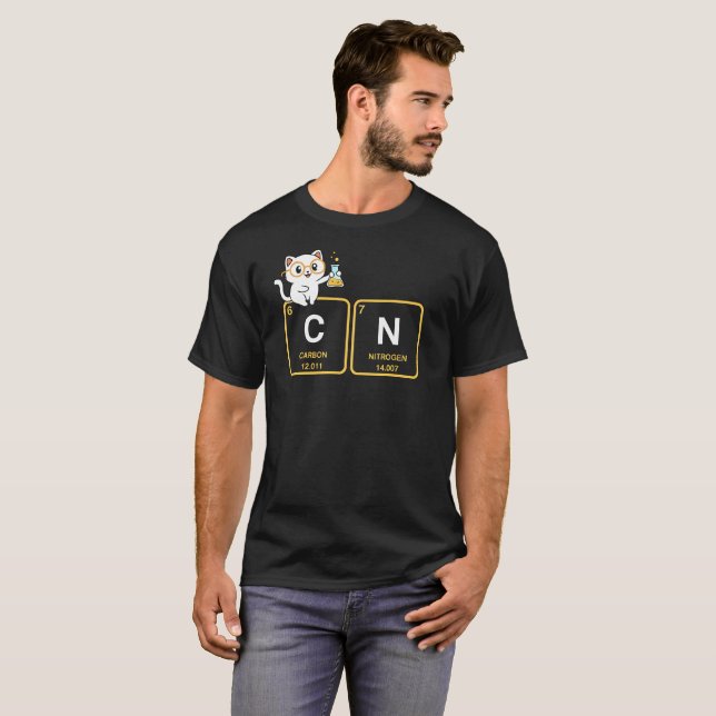 Science Chemistry Nerd Humor Periodic Table T-Shir T-Shirt (Front Full)