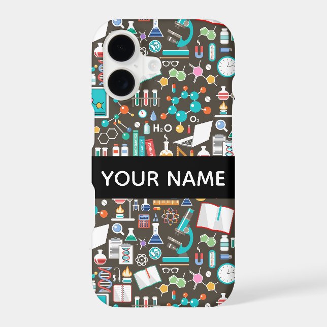 Science / Chemistry Pattern Iphone Case (Back)