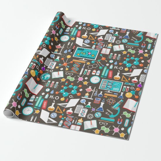 Science / Chemistry Pattern Wrapping Paper