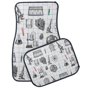 Science Chemistry Scientist Pattern Car Floor Mat