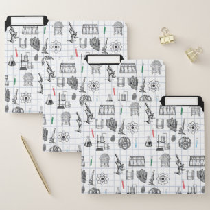 Science Chemistry Scientist Pattern   File Folder