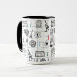 Science Chemistry Scientist Pattern   Mug<br><div class="desc">A science themed chemistry pattern ideal for anyone who loves science,  chemistry,  biology etc. An ideal gift for scientists no matter the age.</div>