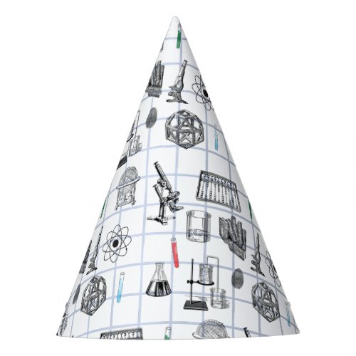 Science Chemistry Scientist Pattern  Party Hat