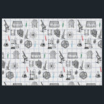 Science Chemistry Scientist Pattern  Tissue Paper<br><div class="desc">A science themed chemistry pattern ideal for anyone who loves science,  chemistry,  biology etc. An ideal gift for scientists no matter the age.</div>