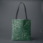 Science, chemistry, vintage laboratory pattern tote bag<br><div class="desc">Science chemistry old laboratory seamless pattern. Vintage Vintage background sketchy style
Chemistry's artistry comes alive in a vintage laboratory pattern.
Chemistry lab nostalgia in an old sketchy pattern.
old,  pattern,  chemistry,  punk,  vintage,  science,  education,  style,  background,  illustration,  texture,  decor,  hand drawn,  school,  book,  white,  medical,  retro,  black,  student</div>