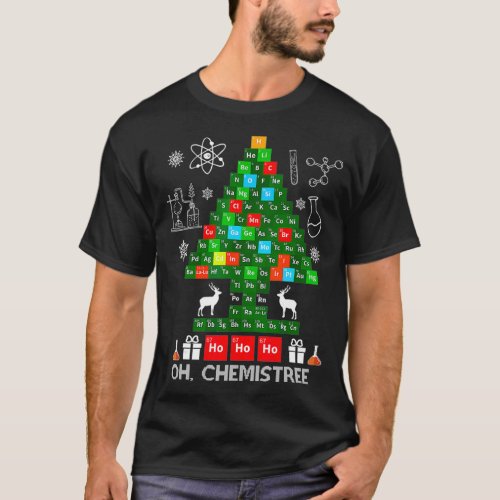 Science Christmas  Oh Chemist Tree Chemistree T_Shirt