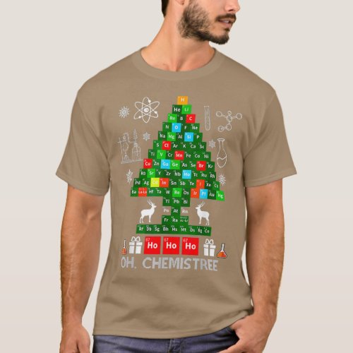 Science Christmas Oh Chemist Tree Chemistree  T_Shirt