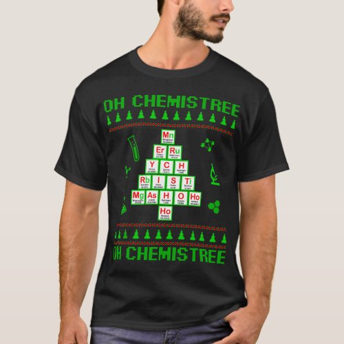 Science Christmas Tee Oh Chemist Tree Chemistree C