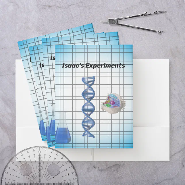 Science School Folder Science Class Pocket Folder | Zazzle