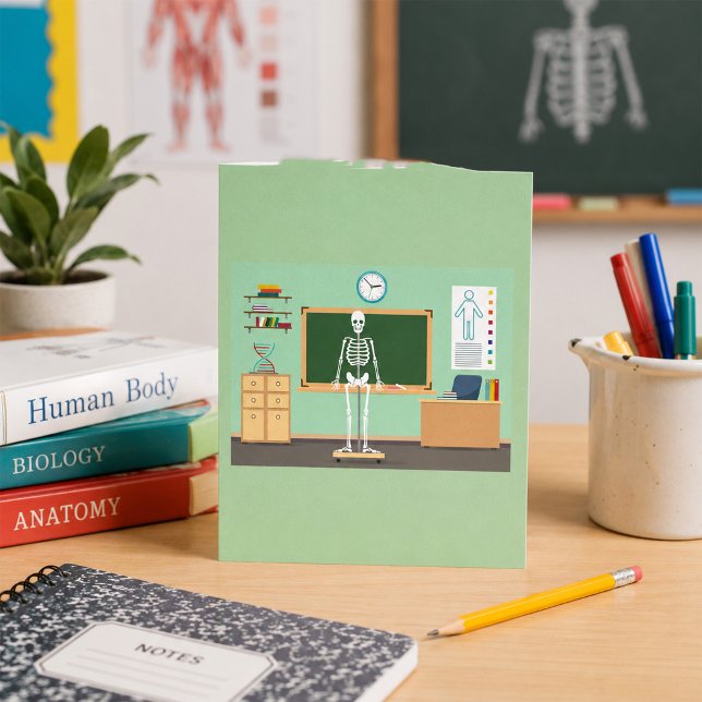 Science Class Skeleton Invitation (Creator Uploaded)