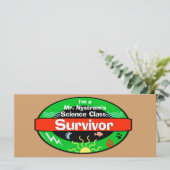 Science Class Survivor Including Periodic Table (Standing Front)