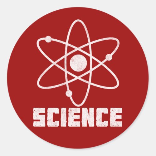 Science Classic Round Sticker