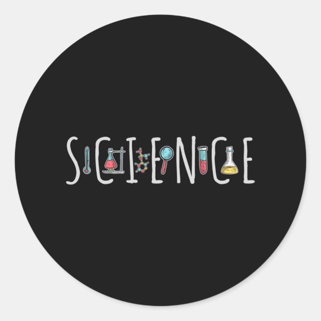 Science Classic Round Sticker (Front)