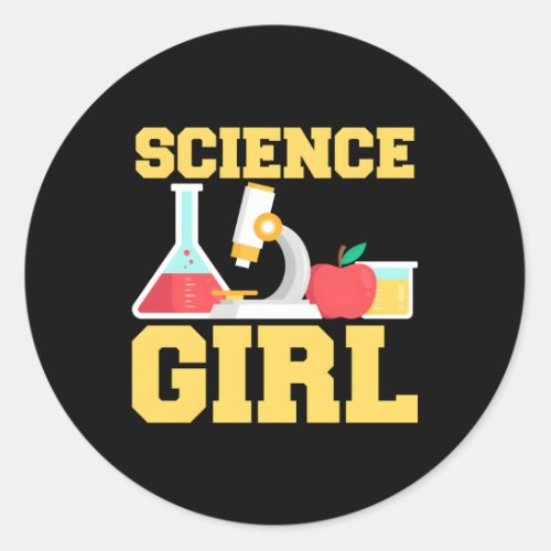 Science Classic Round Sticker