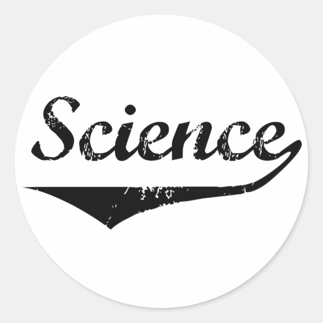 Science Classic Round Sticker (Front)