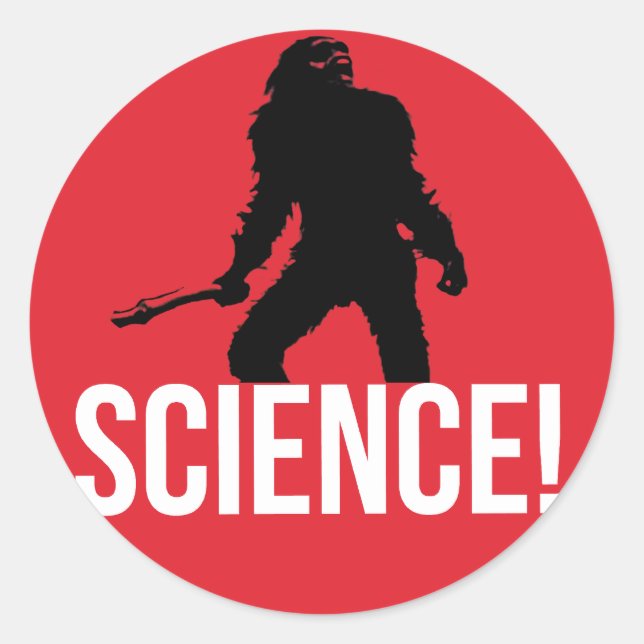 SCIENCE! CLASSIC ROUND STICKER (Front)